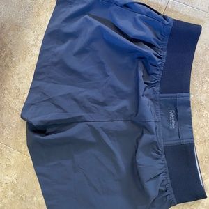 Navy Blue Calvin Klein Athletic shorts, Quick dry